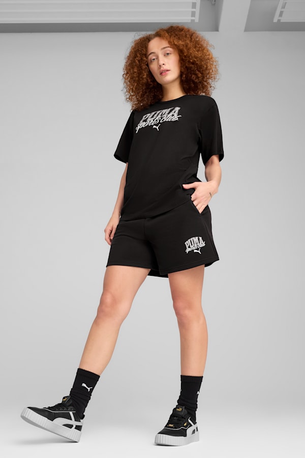 PUMA CLASS Relaxed Tee Women, PUMA Black, extralarge