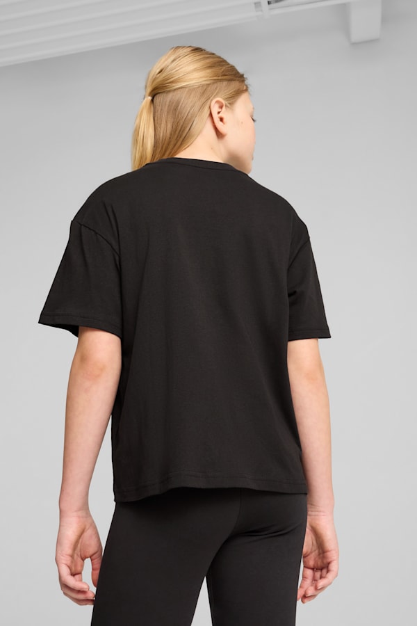 Essentials Boxy Tee Youth, PUMA Black, extralarge