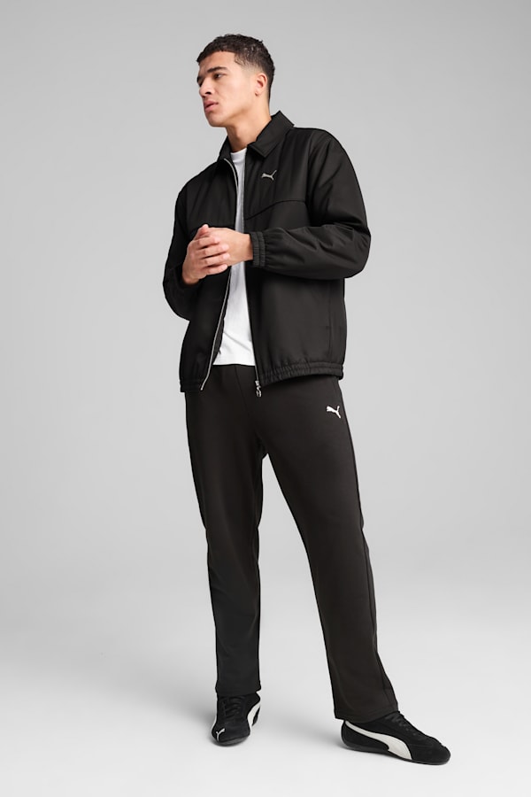WARDROBE Essentials Relaxed Retro Football Jacket Unisex, PUMA Black, extralarge