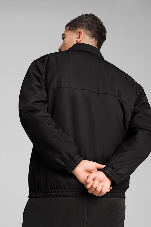 WARDROBE Essentials Relaxed Retro Football Jacket Unisex, PUMA Black, extralarge