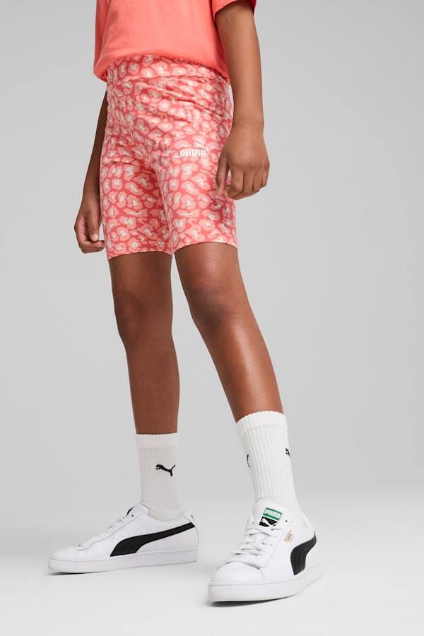 Essentials Animal Short Leggings Youth, Peach Frost, extralarge