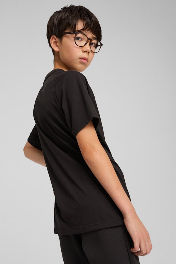 Evostripe Tee Youth, PUMA Black, extralarge-GBR