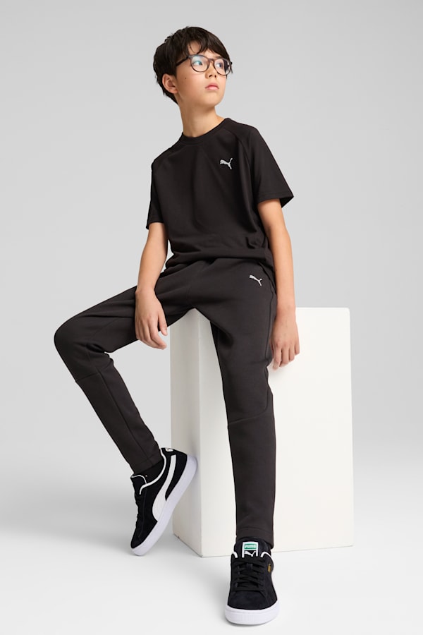 Evostripe Tee Youth, PUMA Black, extralarge-GBR