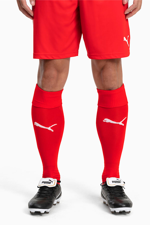 Liga Football Socks, Puma Red-Puma White, extralarge