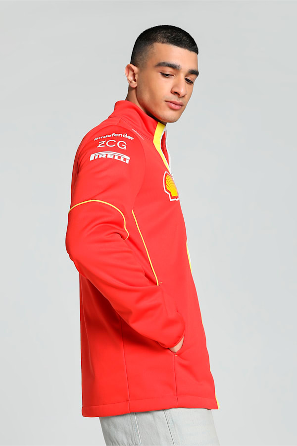 Scuderia Ferrari Team Softshell Jacket Men, Burnt Red, extralarge
