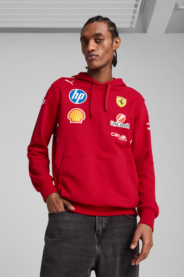 Scuderia Ferrari HP 2025 Team Hoodie Men, Dark Cherry, extralarge-GBR