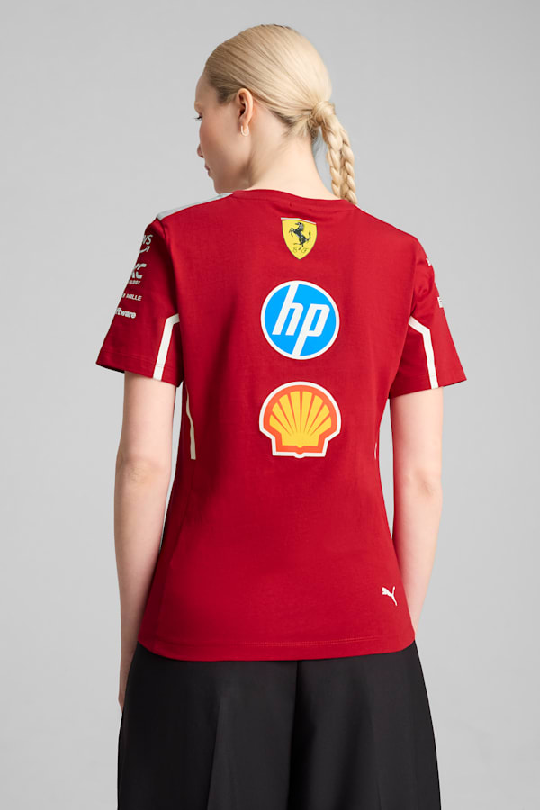 Scuderia Ferrari HP 2025 Team Tee Women, Dark Cherry, extralarge-GBR