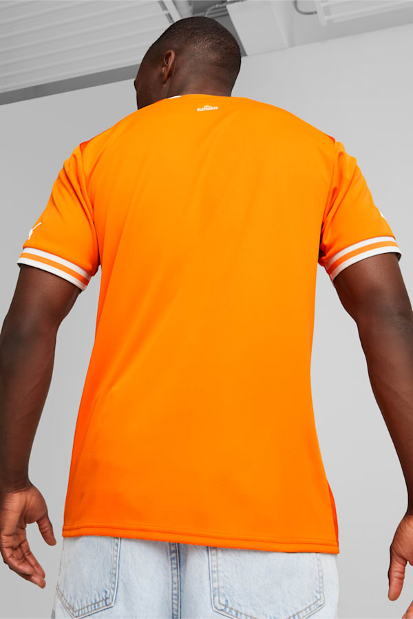 Ivory Coast Home 22/23 Replica Jersey Men, Vibrant Orange-Puma White, extralarge