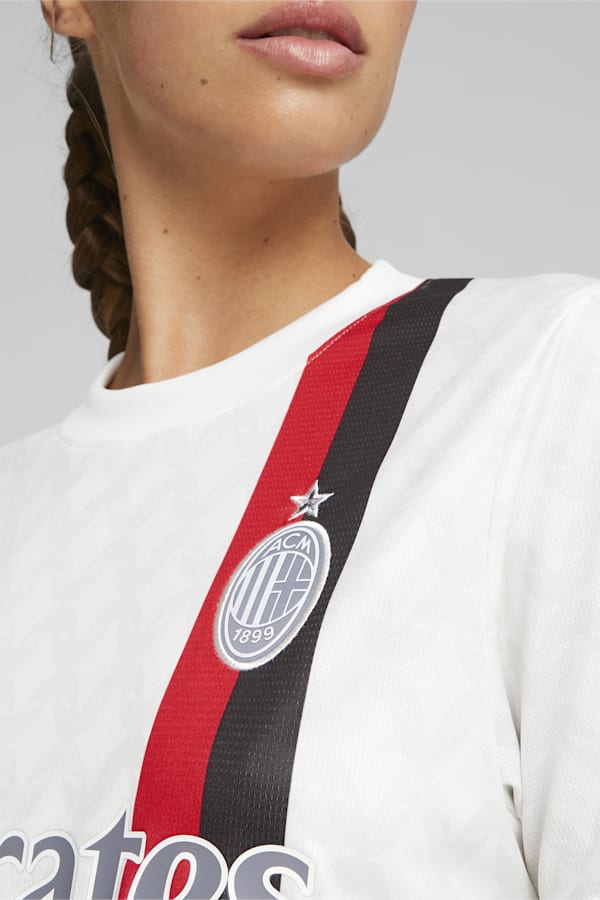 AC Milan 23/24 Away Jersey Women, PUMA White-Feather Gray, extralarge