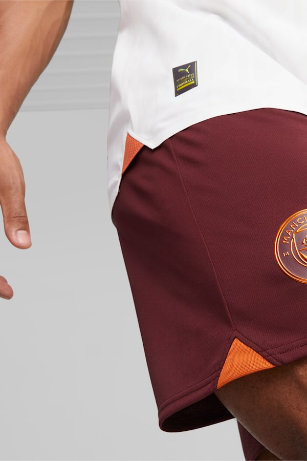 Manchester City Football Shorts, Aubergine-Cayenne Pepper, extralarge