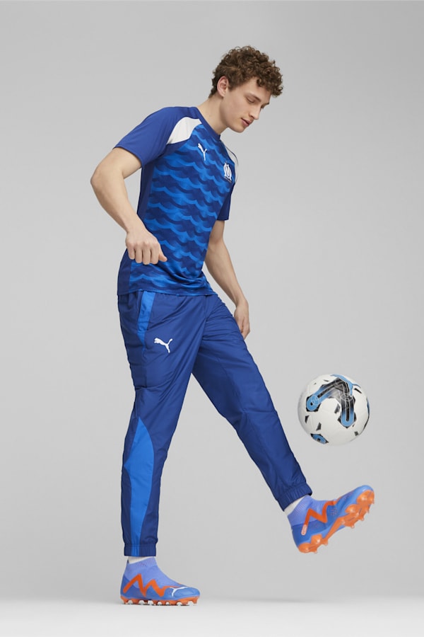 Olympique de Marseille Pre-match Football Pants, PUMA Team Royal-Clyde Royal, extralarge