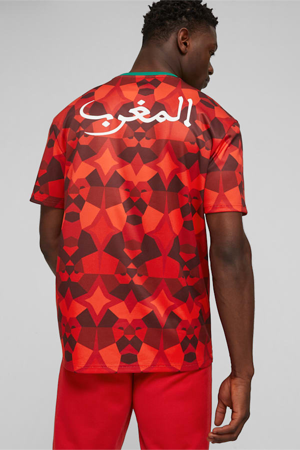 Morocco FtblCulture Tee, Tango Red, extralarge