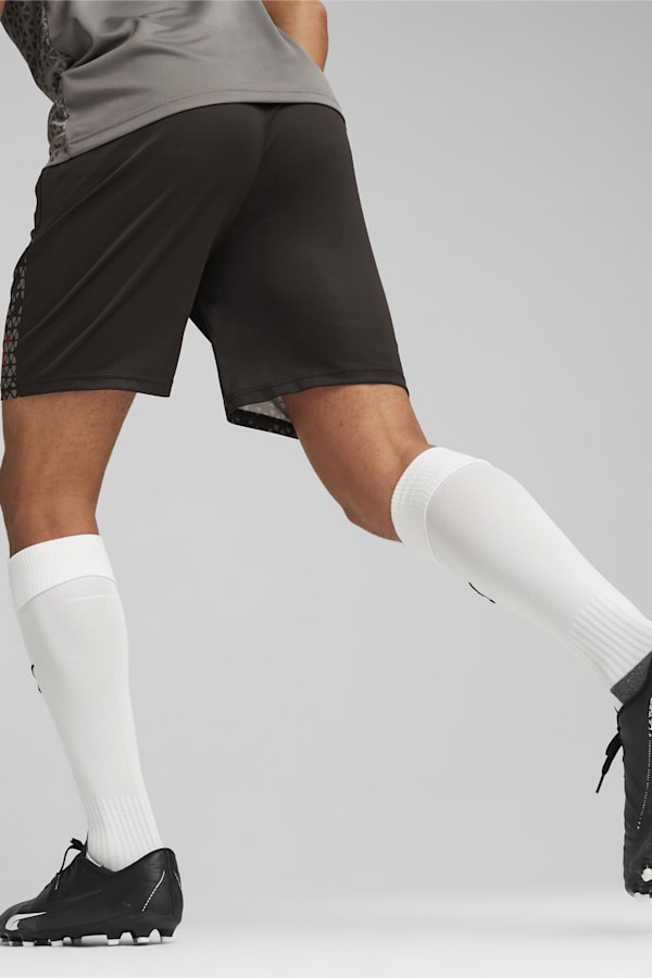 AC Milan Football Training Shorts, PUMA Black-Flat Medium Gray, extralarge