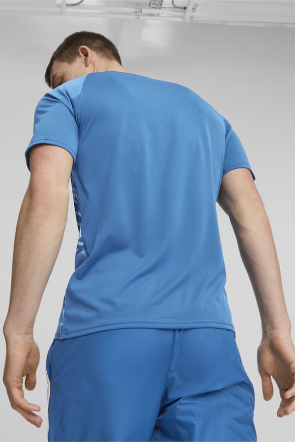 Manchester City Men's Pre-match Jersey, Lake Blue-PUMA White, extralarge