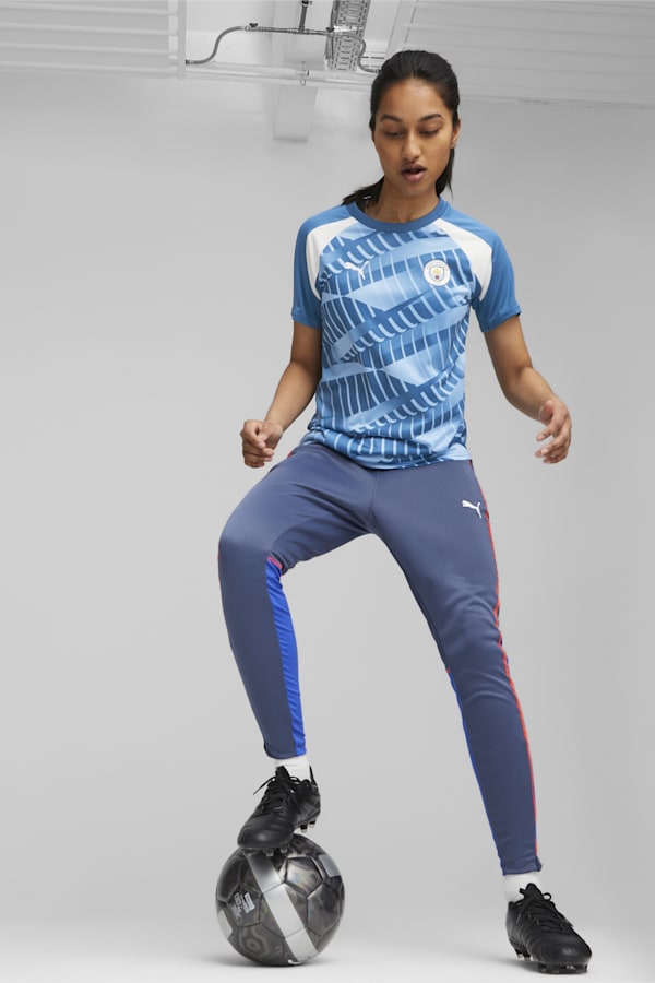 Manchester City Women's Pre-match Jersey, Lake Blue-PUMA White, extralarge-GBR