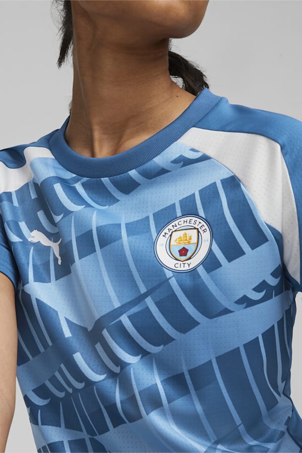 Manchester City Women's Pre-match Jersey, Lake Blue-PUMA White, extralarge-GBR