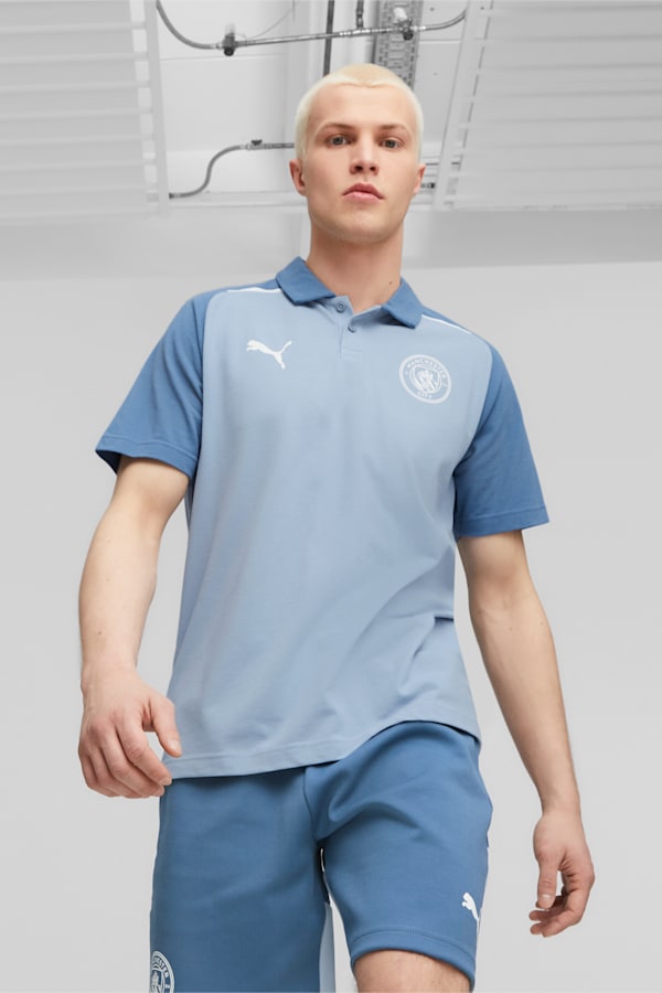 Manchester City Casuals Polo, Blue Wash-Deep Dive, extralarge-GBR