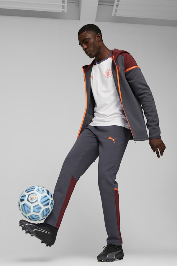 Manchester City Football Casuals Hooded Jacket, Strong Gray-Aubergine, extralarge-GBR