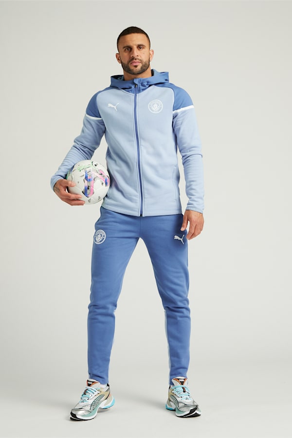 Manchester City Football Casuals Sweatpants, Deep Dive-Blue Wash, extralarge