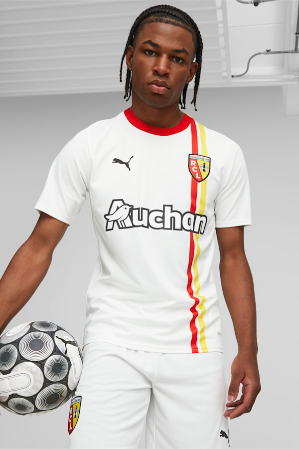 RC Lens Third Jersey Men, PUMA White-Pelé Yellow, extralarge