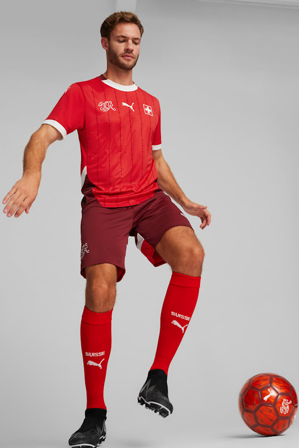 Switzerland 2024 Home Jersey Men, PUMA Red-Team Regal Red, extralarge