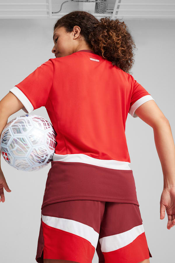 Switzerland 2024 Home Jersey Women, PUMA Red-Team Regal Red, extralarge