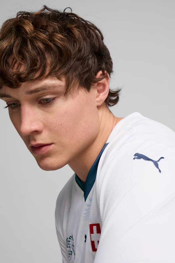 Switzerland 2024 Away Jersey Men, PUMA White-Icy Blue, extralarge