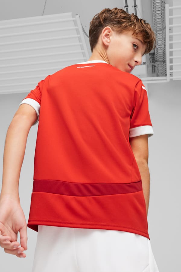 Austria 2024 Home Jersey Youth, PUMA Red-Chili Pepper, extralarge