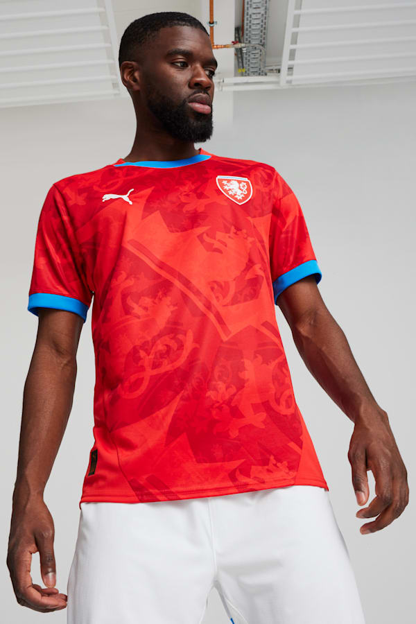 Czech Republic 2024 Home Jersey Men, For All Time Red-Fast Red, extralarge