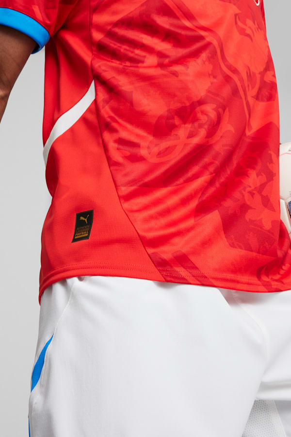 Czech Republic 2024 Home Jersey Men, For All Time Red-Fast Red, extralarge