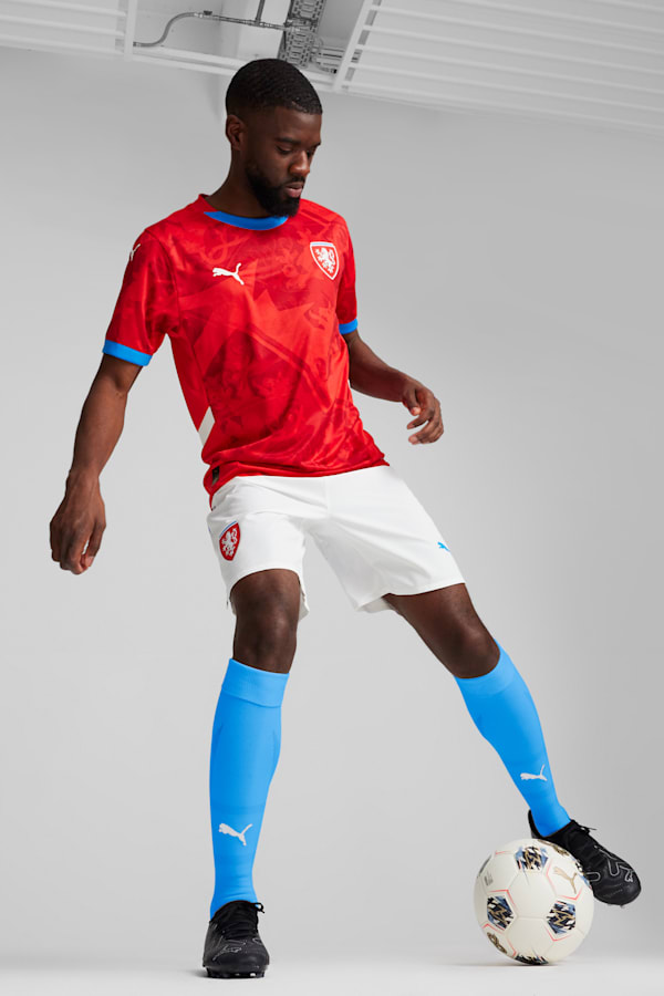 Czech Republic 2024 Home Jersey Men, For All Time Red-Fast Red, extralarge