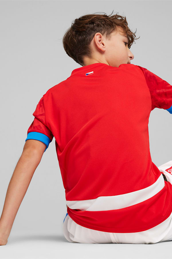 Czech Republic 2024 Home Jersey Youth, For All Time Red-Fast Red, extralarge
