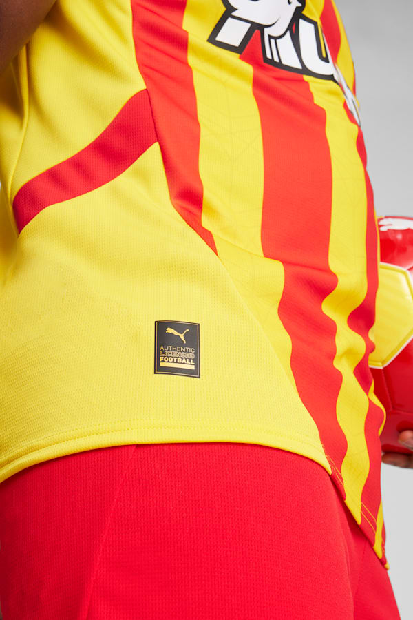 RC Lens 24/25 Home Jersey Men, Pelé Yellow-PUMA Red, extralarge