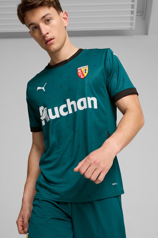 RC Lens 24/25 Away Jersey Men, Varsity Green-PUMA Black, extralarge