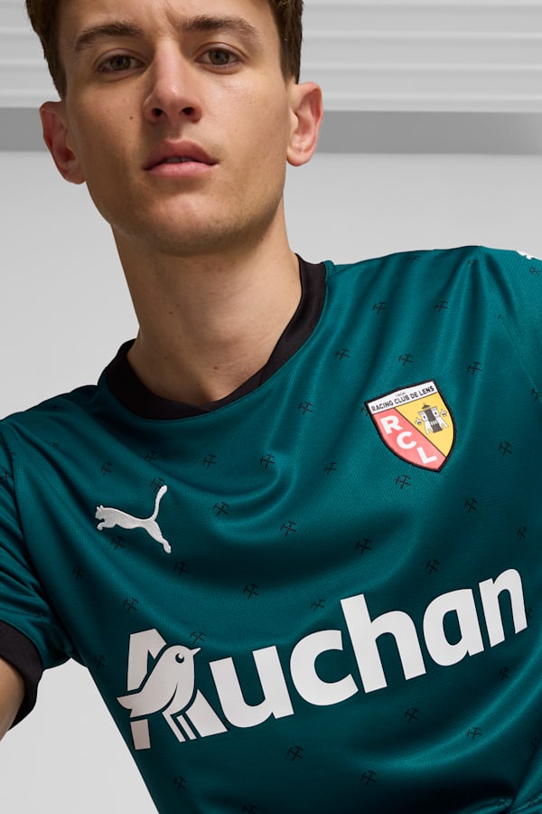 RC Lens 24/25 Away Jersey Men, Varsity Green-PUMA Black, extralarge