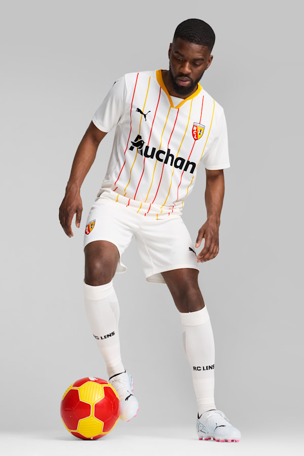 RC Lens 24/25 Third Jersey Men, PUMA White-Pelé Yellow, extralarge