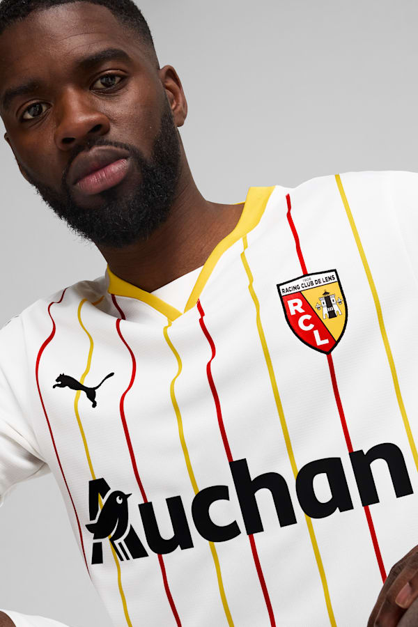 RC Lens 24/25 Third Jersey Men, PUMA White-Pelé Yellow, extralarge