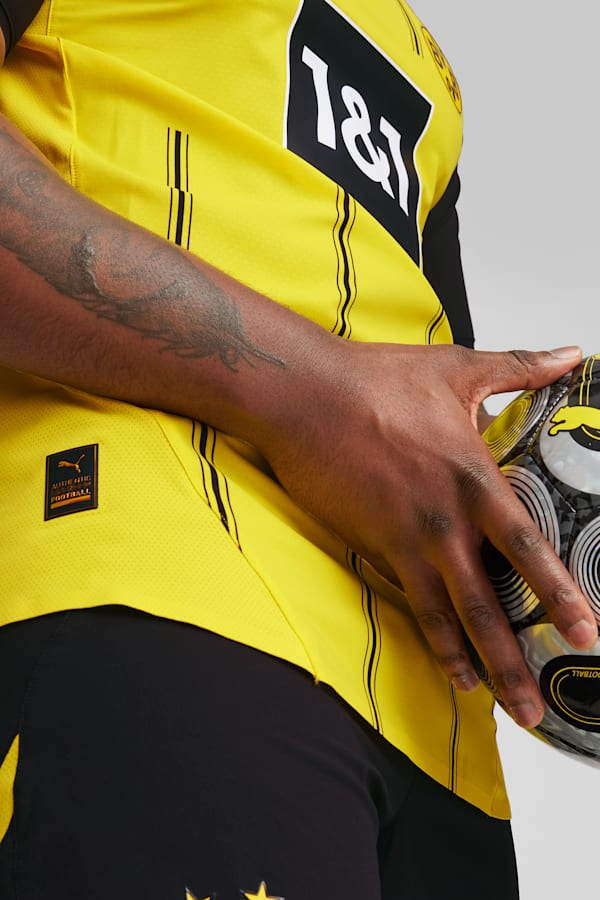 Borussia Dortmund 24/25 Authentic Home Jersey Men, Faster Yellow-PUMA Black, extralarge