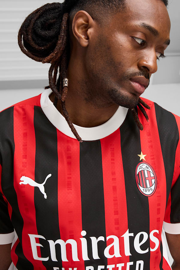 AC Milan 24/25 Authentic Home Jersey Men, For All Time Red-PUMA Black, extralarge