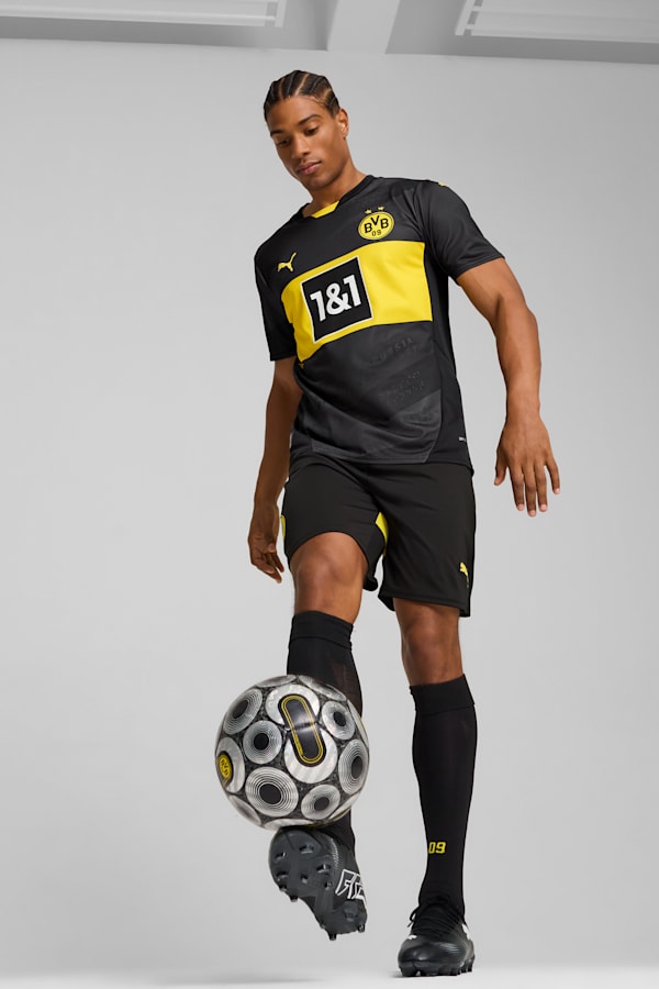 Borussia Dortmund 24/25 Away Jersey Men, PUMA Black-Faster Yellow, extralarge