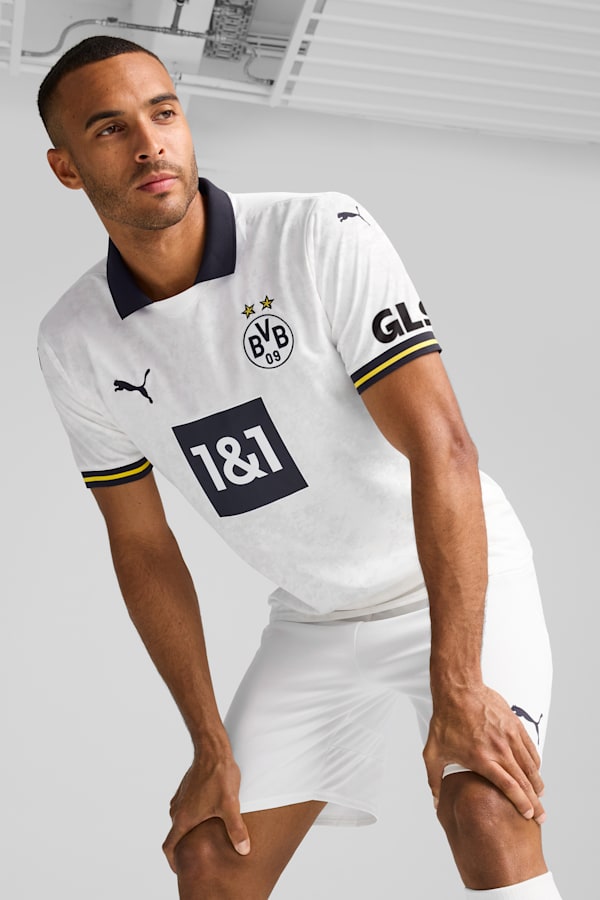 Borussia Dortmund 24/25 Third Jersey Men, PUMA White, extralarge