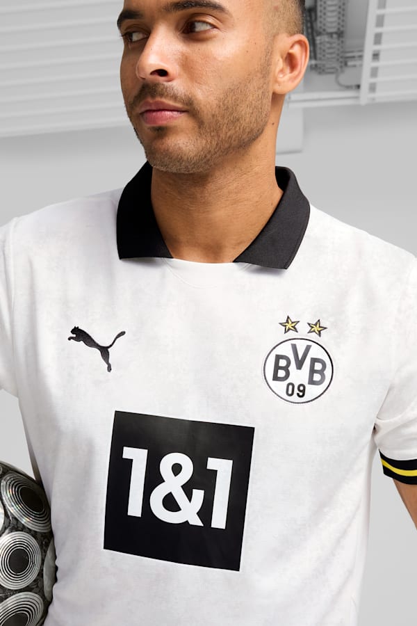 Borussia Dortmund 24/25 Third Jersey Men, PUMA White, extralarge