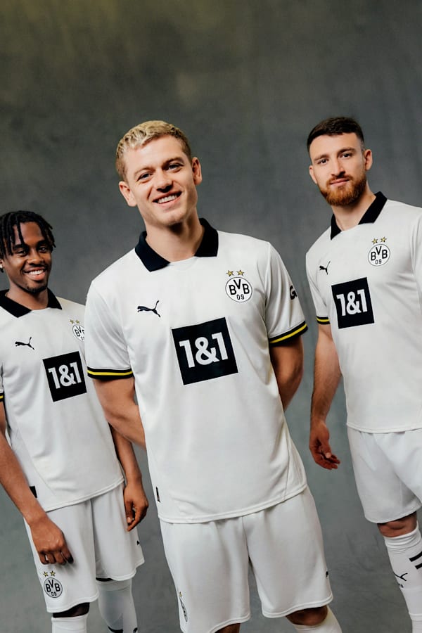 Borussia Dortmund 24/25 Third Jersey Men, PUMA White, extralarge
