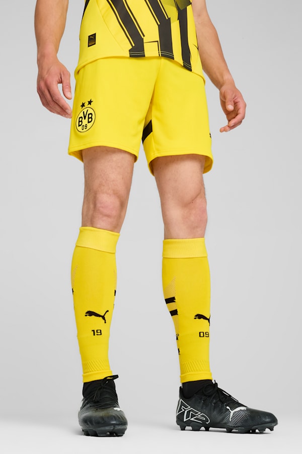 Borussia Dortmund 24/25 Shorts Men, Faster Yellow-PUMA Black, extralarge