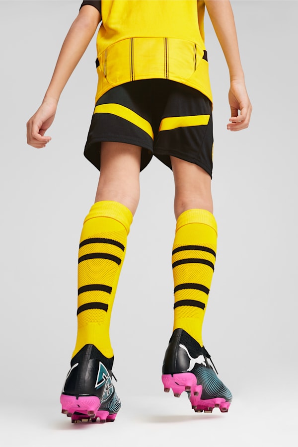 Borussia Dortmund 24/25 Shorts Youth, PUMA Black-Faster Yellow, extralarge