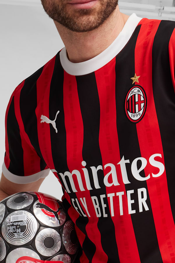 AC Milan 24/25 Home Jersey Men, For All Time Red-PUMA Black, extralarge