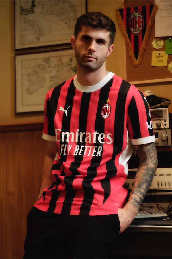 AC Milan 24/25 Home Jersey Youth, For All Time Red-PUMA Black, extralarge