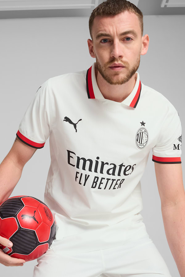 AC Milan 24/25 Authentic Away Jersey Men, PUMA White, extralarge
