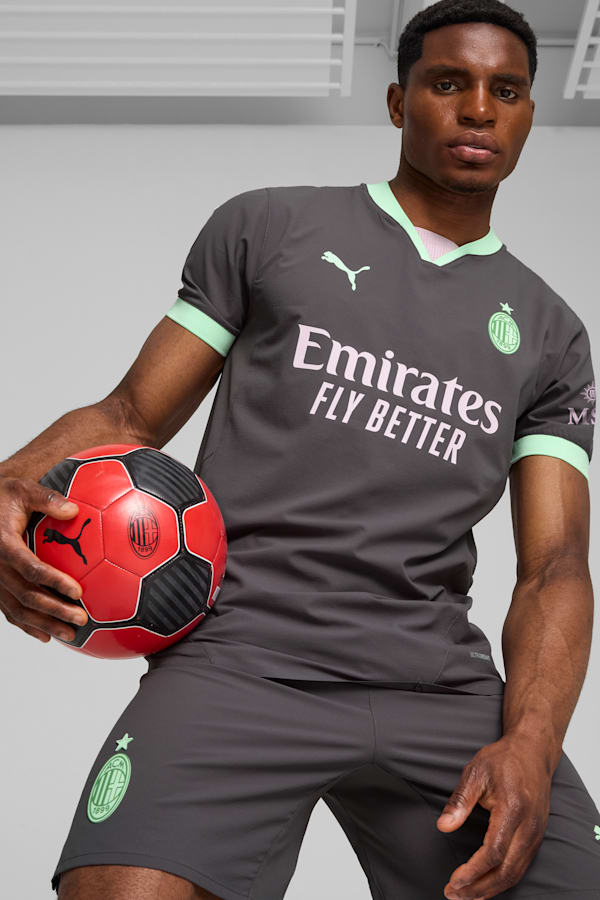 AC Milan 24/25 Authentic Third Jersey Men, Fresh Mint, extralarge