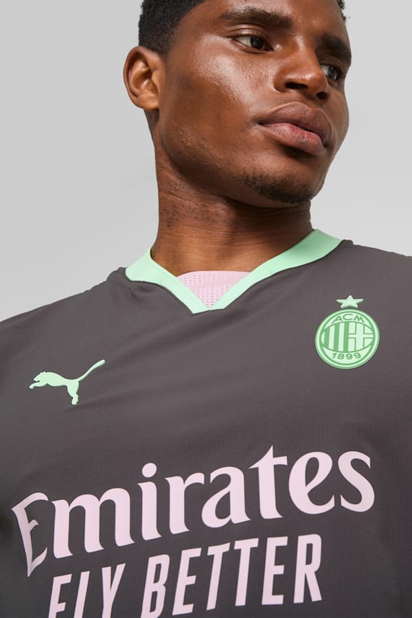 AC Milan 24/25 Authentic Third Jersey Men, Fresh Mint, extralarge